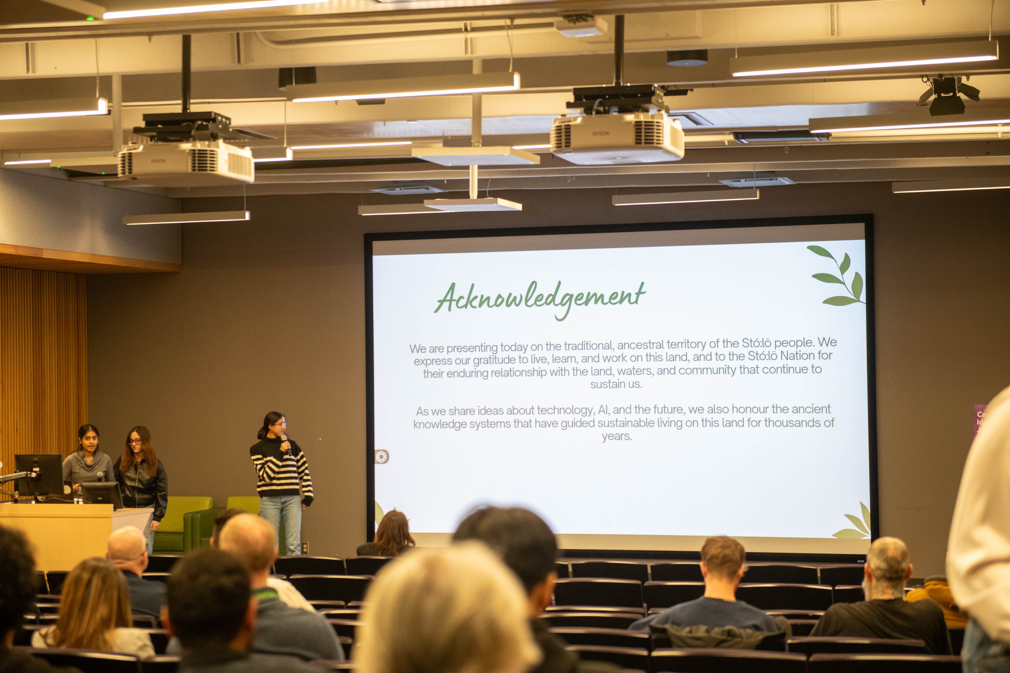 AgriVerse team presenting at the UFV Community Ideation Jam
